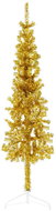 Shumee Úzký umělý poloviční vánoční stromek se stojanem zlatý 150 cm - Christmas Tree