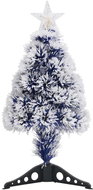 Shumee Vánoční stromek s LED osvětlením 64 cm optické vlákno, bílý/modrý - Christmas Tree