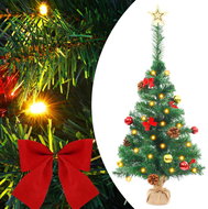 Shumee Vánoční stromek s LED osvětlením a baňkami zelený 64 cm - Christmas Tree