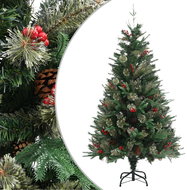 Shumee Vánoční stromek se šiškami zelený 150 cm PVC a PE - Christmas Tree