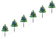 Shumee Vánoční stromky k cestě, vícebarevné LED diody 45 cm PVC, 6 ks - Christmas Tree