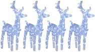 Shumee Christmas Reindeer 4 pcs, 160 cold white LEDs acrylic - Christmas Lights
