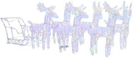 Shumee Christmas reindeer with sleigh 320 LEDs acrylic, 3100426 - Christmas Lights