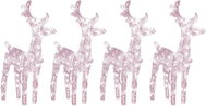 Shumee Christmas Reindeer 4 pcs, 160 warm white LEDs acrylic - Christmas Lights