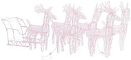 Shumee Christmas reindeer with sleigh 320 LEDs acrylic, 3100423 - Christmas Lights