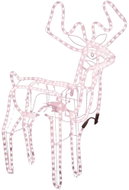 Shumee Christmas reindeer with moving head warm white LED 76 × 42 × 87 cm - Christmas Lights