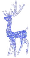 Shumee Christmas decoration acrylic reindeer 3 pcs, 120 cm warm blue - Christmas Lights