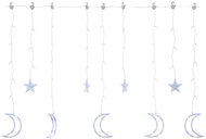 Shumee pohádková světla hvězda a měsíc ovladač 345 LED modrá - Vánoční osvětlení