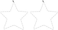 Shumee Christmas stars with 48 warm white LEDs 2 pcs, 56 cm - Christmas Lights