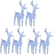 Shumee Christmas Reindeer 6 pcs, 240 cold white LEDs acrylic - Christmas Lights