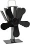 SHUMEE Teplom poháňaný ventilátor na kachle 5 lopatiek – čierny - Ventilátor