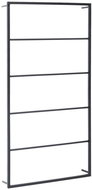 SHUMEE Towel rail black 60 × 10 × 116 cm steel - Coat Hanger