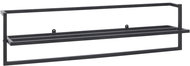 SHUMEE Věšák na ručníky černý 95 × 25 × 22 cm železo - Coat Hanger