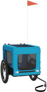 Shumee Dog bike cart blue and black oxford cloth and iron - Dog Bicycle Trailer
