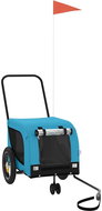 Shumee Dog bike cart blue and black oxford cloth and iron XXXXIX - Dog Bicycle Trailer