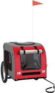 Shumee Dog bike trolley red and grey oxford cloth and iron XXII - Dog Bicycle Trailer