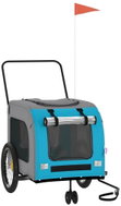 Shumee Dog bike cart blue and grey oxford cloth and iron XXXXII - Dog Bicycle Trailer