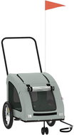 Shumee Dog bike cart grey oxford cloth and iron XXXIII - Dog Bicycle Trailer