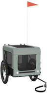 Shumee Bicycle trolley for dog grey and black oxford cloth and iron XI - Dog Bicycle Trailer
