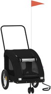 Shumee Bicycle trolley for dog black oxford cloth and iron XIX - Dog Bicycle Trailer