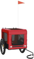 Shumee Dog bike trolley red and black oxford cloth and iron II - Dog Bicycle Trailer