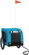 Shumee Dog bike cart blue and black oxford fabric and iron XXVIX - Dog Bicycle Trailer
