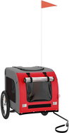 Shumee Dog bike trolley red and grey oxford cloth and iron - Dog Bicycle Trailer