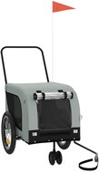 Shumee Dog bike cart grey and black oxford fabric and iron XXXVIII - Dog Bicycle Trailer