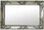 Shumee Nástenné barokový štýl 60 × 40 cm strieborné - Zrkadlo