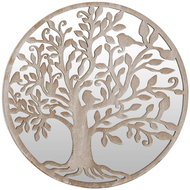 Shumee Zrcadlo pískové 40 × 2,5 cm železo kulaté do interiéru - Mirror