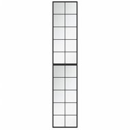 Shumee Nástěnná zrcadla 2 ks černá 100 × 40 cm kov - Mirror