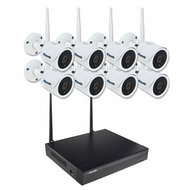 Secutek WiFi camera system SLG-WIFI3608DE8FE200 - 8x2Mpix camera, NVR - IP Camera
