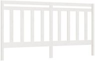 Shumee Čelo postele – biele, 186 × 4 × 100 cm, masívna borovica - Čelo postele