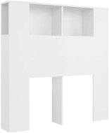 Shumee Čelo postele s úložným priestorom – biele, 100 × 18,5 × 104,5 cm - Čelo postele
