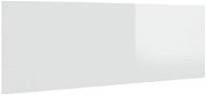 Shumee Nástěnné čelo postele - lesklé bílé, 240 × 1,5 × 80 cm, kompozitní dřevo - Headboard