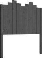 Shumee Čelo postele – sivé, 96 × 4 × 110 cm, masívna borovica - Čelo postele
