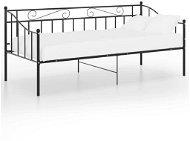 Shumee Rám rozkládací postele - černý, kov, 90 × 200 cm - Rám postele