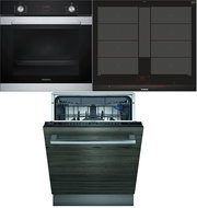 SIEMENS HB334A0S0 + SIEMENS EX675LYV1E + SIEMENS SN65ZX54CE - Oven, Cooktop & Diswasher Set