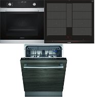 SIEMENS HB378G2S0 + SIEMENS EX675LYV1E + SIEMENS SN65ZX54CE - Oven, Cooktop & Diswasher Set