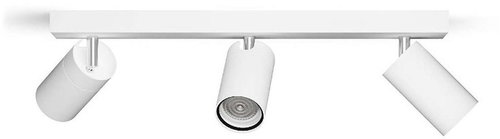 Signify Commercial Idris bathroom spotlight 3 × GU10, 5 W, without power supply, 44 cm, IP44, white - Spot Lighting - Main image
