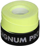 Signum Pro Multipack Tour overgrip, wrap, 12 pcs, thickness. 0,50 mm, yellow - Tennis Racket Grip Tape