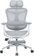 SIHOO DORO C300L bílá s podnožkou - Office Chair