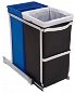 Simplehuman Built-in waste bin 20/15l, glossy steel, plastic bucket - Rubbish Bin