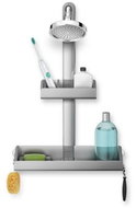 Simplehuman Hanging set of shelves and shower holder, matt steel / anodized aluminum - Shelf