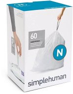 Simplehuman Szemeteszsák N típusú, 45-50 l, 3x 20 db-os csomag (60 zsák) - Szemeteszsák
