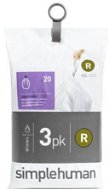 Simplehuman custom fit liners code R, 10l, 3 refill packs (60 liners) - Bin Bags
