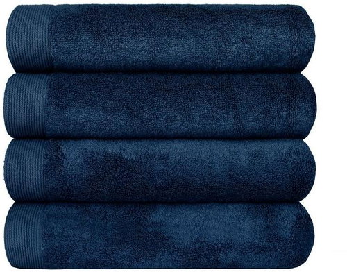 SCANquilt towel MODAL SOFT dark blue 140 × 70 cm - Bath Towel - Main image