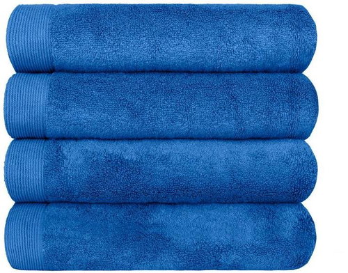 SCANquilt bath towel MODAL SOFT wt. blue 150 × 100 cm - Bath Towel - Main image