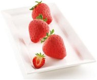 Silikomart Silicone Baking Tin for Mini Cakes, Silikomart Fragola E Panna 6 pcs | Strawberries - Baking Mould