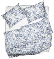 SCANquilt bed linen JERSEY maroko white blue-gray - Bed Linen